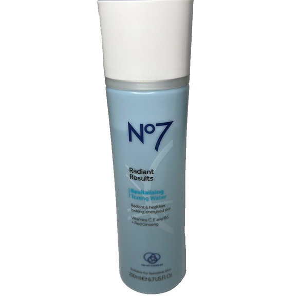 No7 Radiant Results Revitalising Toning Water 6.7 oz Hard to Find Rare New - Picture 1 of 3